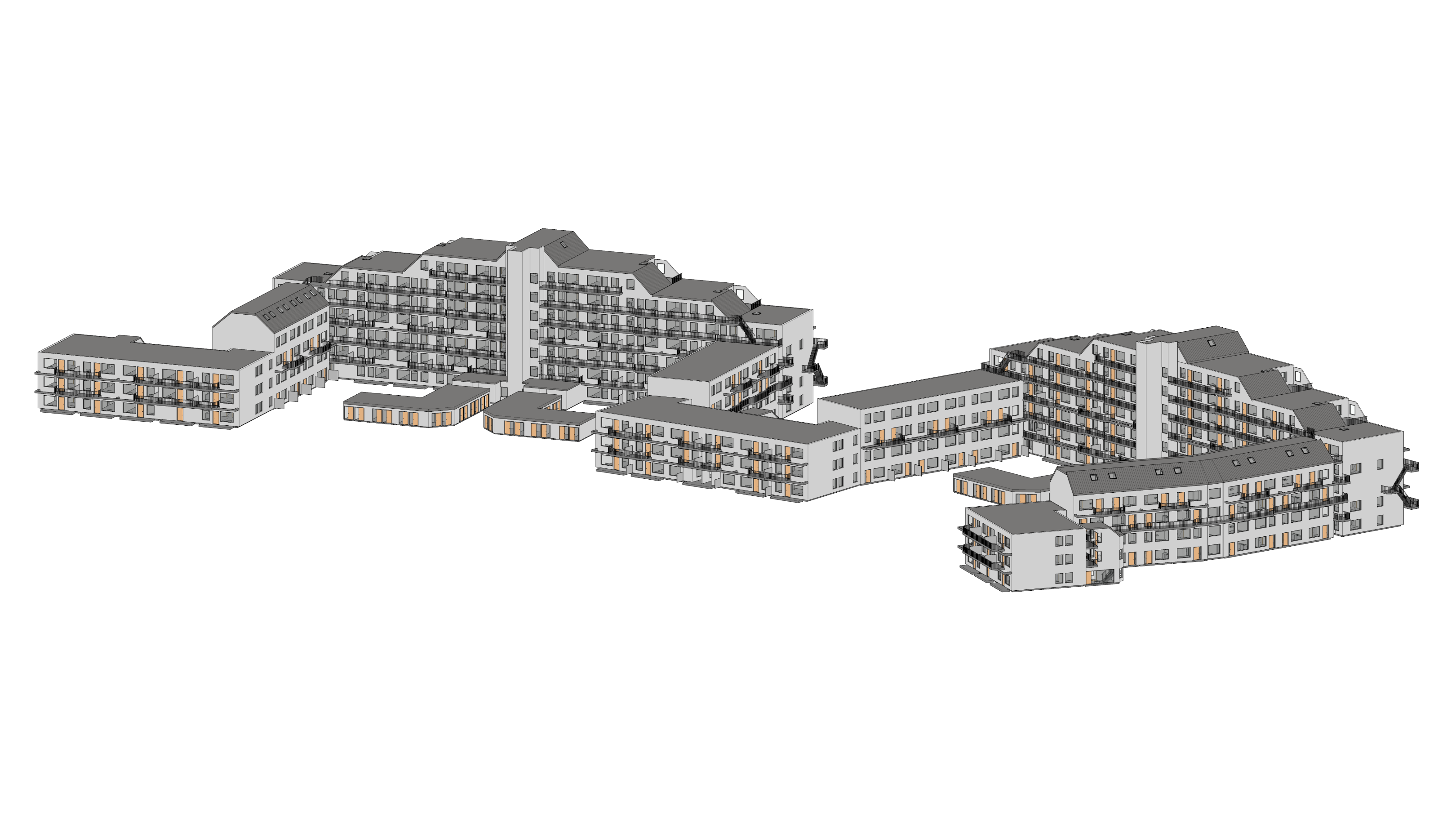 Architecture 3D Modelling for Existing Building in Amsterdam, Netherlands