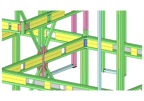 Steel structure modelling