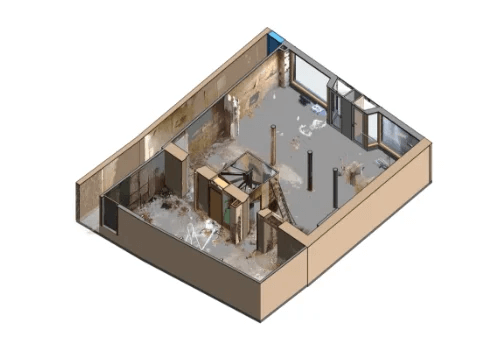 Interior and exterior modeling