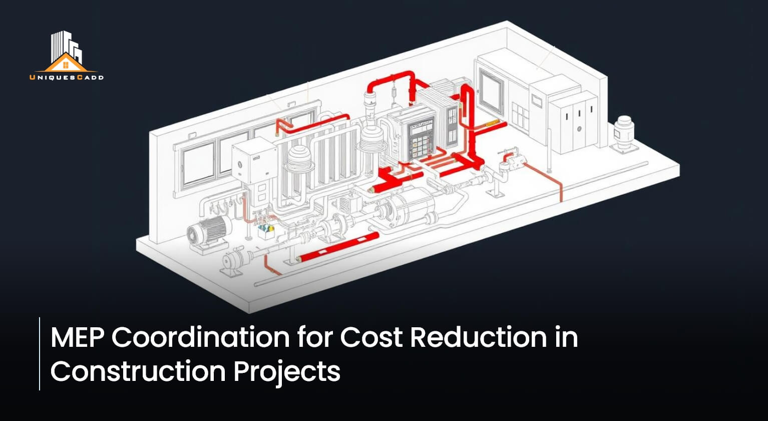 MEP Coordination for Cost Reduction in Construction Projects